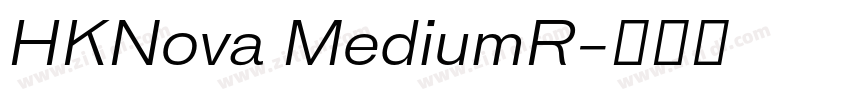 HKNova MediumR字体转换